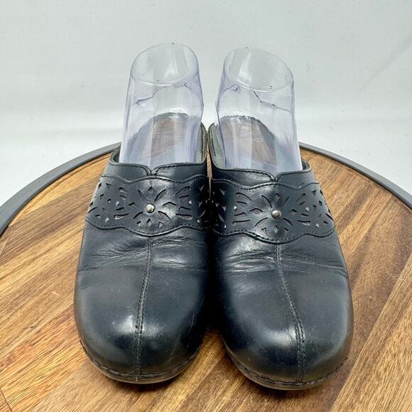 Dansko Shyanne Mules Clogs Women's Size 38 US 7.5-8 Black - Picture 2 of 6